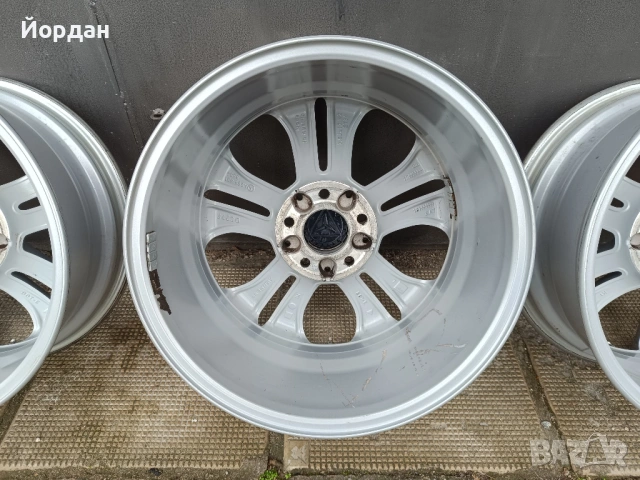 ОРИГИНАЛНИ джанти 17 ' цола 5x112 МЕРЦЕДЕС / MERCEDES BENZ ET36 7,5J 66,6, снимка 17 - Гуми и джанти - 53521977