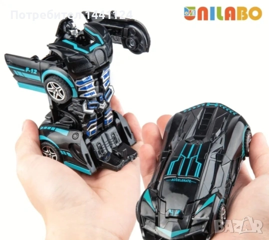 Кола играчка ,трансформиращ робот!, снимка 5 - Коли, камиони, мотори, писти - 53643426