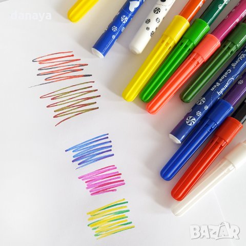 2395 Магически флумастери сменящи цвета си, 12 цвята, снимка 3 - Ученически пособия, канцеларски материали - 33957673