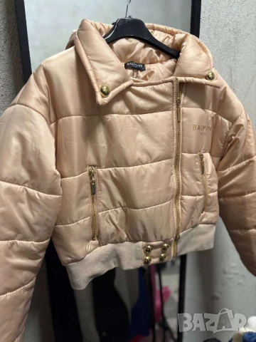 Преходно яке Силиконова вата balmain, снимка 7 - Якета - 50912271