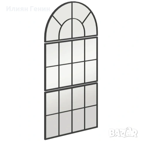 Стенно огледало HOMCOM, огледало за прозорец, три части