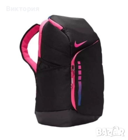 нова раница на nike черна с розово