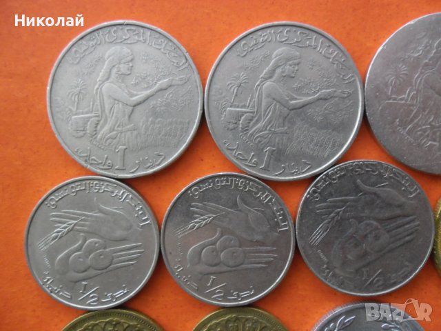 Лот монети Тунис, снимка 2 - Нумизматика и бонистика - 40520110