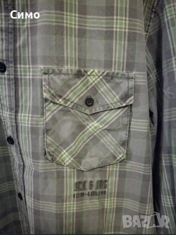 JACK & JONES - Оригинална Мъжка Риза, снимка 4 - Ризи - 53204170