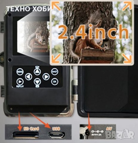 Ловна камера Suntek HC-810M 2G/4G LTE FULL HD,MMS EMAIL APP дисплей, нощно виждане, водоустойчива, снимка 8 - Камери - 40730754