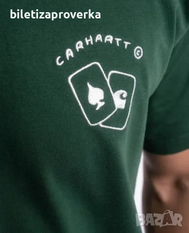 Тениска Carhartt S/S New Frontier размер S, снимка 2 - Тениски - 56365594
