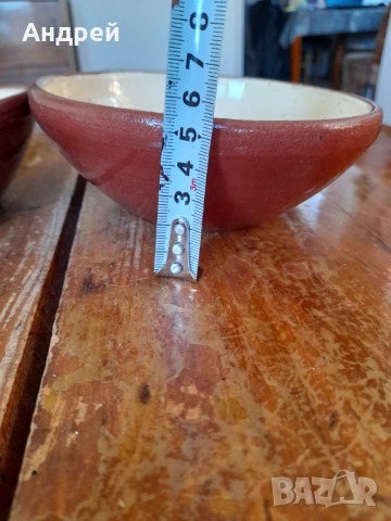 Стара керамична паница,паници #18, снимка 2 - Други ценни предмети - 52850953