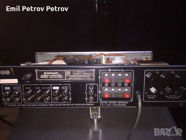 Промо!!!🌟🌟 PIONEER SA 520 стерео усилвател , снимка 5 - Ресийвъри, усилватели, смесителни пултове - 41706595