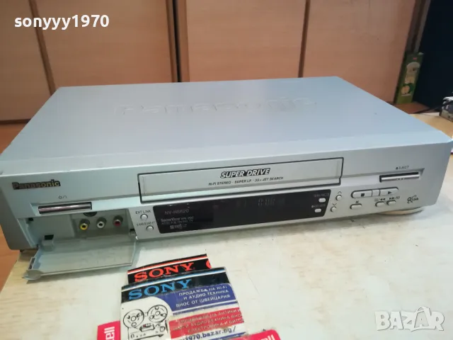 PANASONIC NV-HS820EG-U HIFI STEREO VIDEO-MADE IN GERMANY-ВНОС SWISS 2302251451LNWC, снимка 2 - Плейъри, домашно кино, прожектори - 49244468