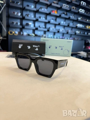 очила с черен обикновен калъф off white , снимка 4 - Слънчеви и диоптрични очила - 50668884