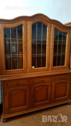Бюфет-контрабюфет от масив, снимка 4 - Бюфети - 42621949