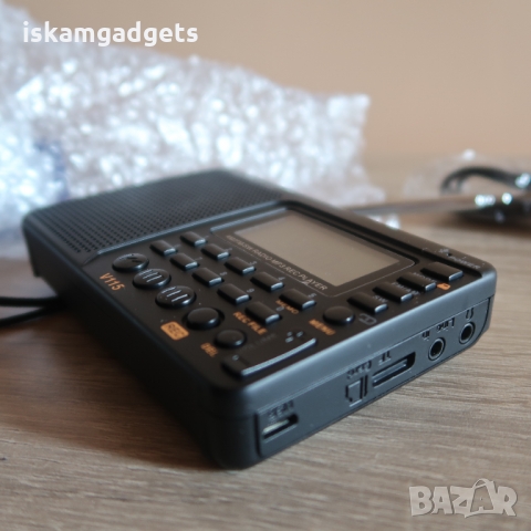 Портативно Retekess V115 FM/AM/SW радио с MP3 player, снимка 5 - Аудиосистеми - 36073990