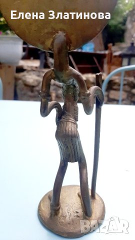 Африканска скулптура , снимка 2 - Статуетки - 41448833
