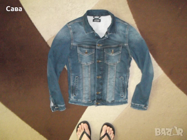 Дънкови якета JACK&JONES   мъжки,С-М, снимка 5 - Якета - 37014901