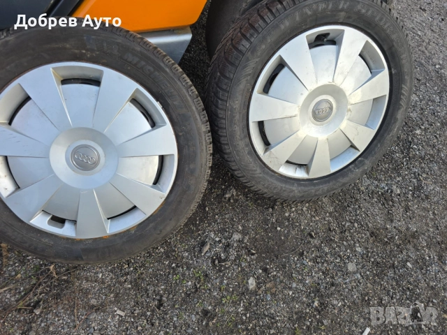Метални джанти с зимни гуми 16" за Audi A3 8P 2010g, снимка 2 - Гуми и джанти - 52710954
