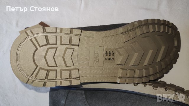 Разкошни мъжки боти от естествен велур TOMS №47 1/2, снимка 10 - Мъжки боти - 42228604