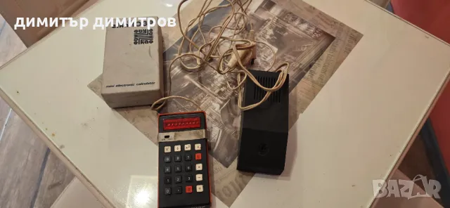 КАЛКУЛАТОР - ЕЛКА 103P - СТАРА - РЯДКА-пълен комплект