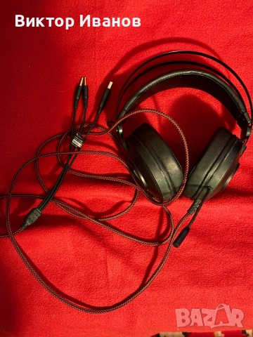 Гейминг слушалки Genesis - Neon 600, RGB, черни , снимка 1