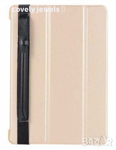Кожен калъф с лента за iPad Apple pencil stylus , снимка 1