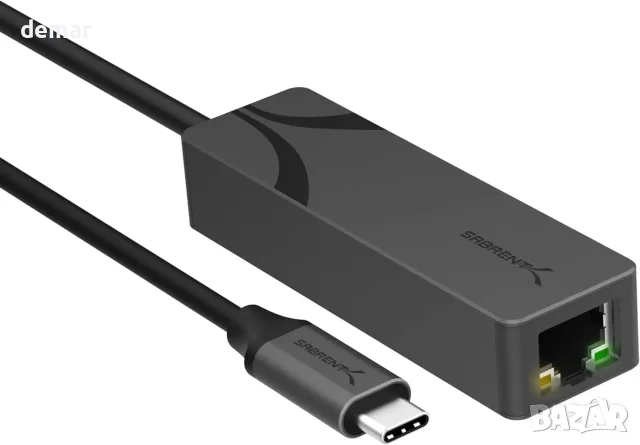 SABRENT USB-C мрежов адаптер до 5 Gbit/s
