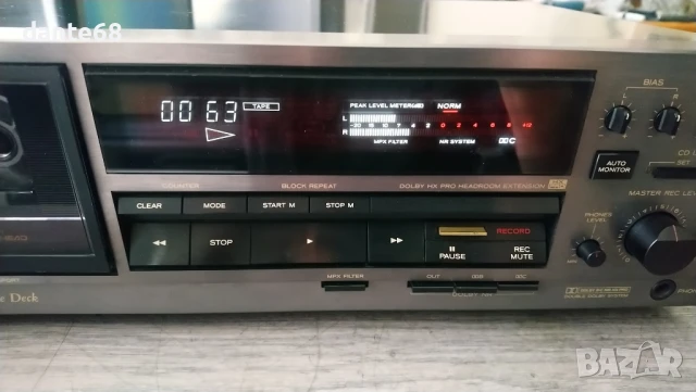 Триглав касетен дек TEAC V-870, снимка 8 - Декове - 50467677