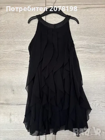 Малка черна рокля H&M 12-13 год., снимка 3 - Детски рокли и поли - 49678395