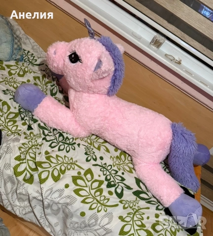 Голям плюшен еднорог