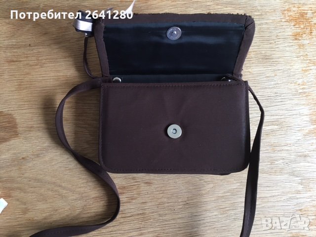 чантичка малка дамска кафява с къса и дълга дръжка 10лв, снимка 2 - Чанти - 34821166