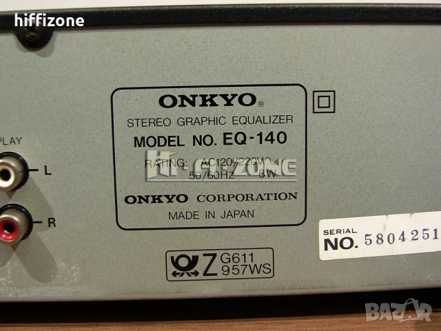 ЕКВАЛАЙЗЕР   Onkyo eq-140 /1 , снимка 8 - Еквалайзери - 52987370
