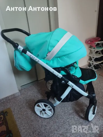 Детска количка 3 в 1 BabyLux Lilly, Алуминиева рамка, снимка 6 - Детски колички - 56008004