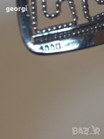 Сребърна гривна белезник, снимка 5 - Гривни - 39051585