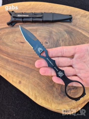 Нож Benchmade Socp Dagger с фиксирано острие и кания 176BK, снимка 8 - Ножове - 52867141