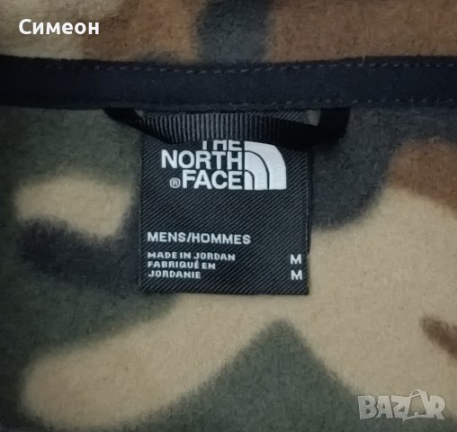 The North Face Camouflage Fleece оригинално поларено горнище M яке, снимка 3 - Спортни дрехи, екипи - 44396356