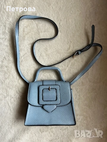 Малка светлосиня чанта от Zara , снимка 2 - Чанти - 50849038