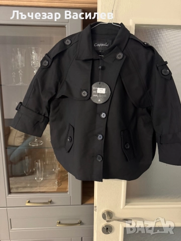 Къс дамски тренч , снимка 2 - Якета - 51871932