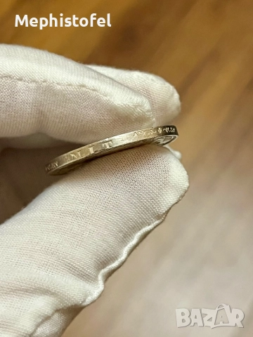 3 марки 1909 г, Германия / Саксония - сребърна монета, снимка 4 - Нумизматика и бонистика - 52860463