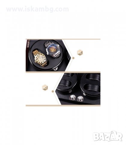 ЛУКСОЗНА КУТИЯ ЗА САМОНАВИВАЩИ ЧАСОВНИЦИ ЗА 4 БРОЯ - код 2176, снимка 9 - Други - 33947954