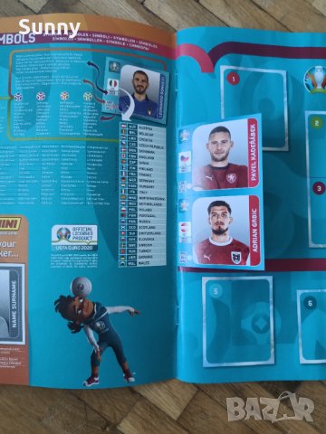 Panini UEFA EURO 2020 албум със стикери official licensed евро 2020, снимка 4 - Фен артикули - 41679194