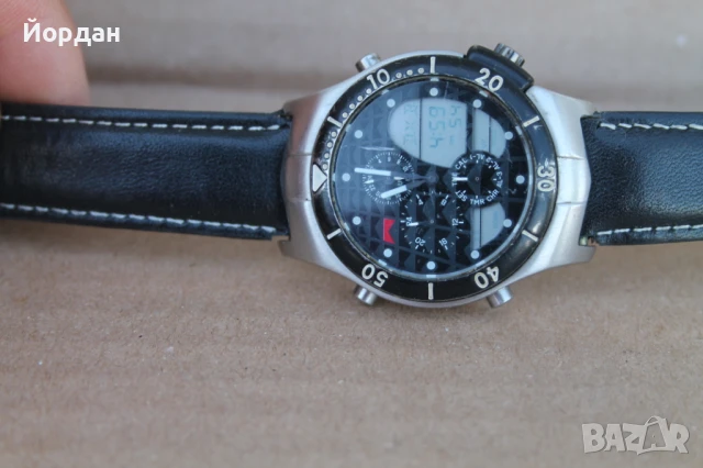 Швейцарски мъжки часовник ''Marlboro racing watch'' хронограф, снимка 9 - Мъжки - 50565464