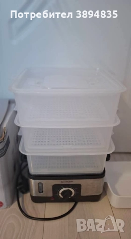 Уред за готвене на пара Silvercrest -, снимка 3 - Уреди за готвене на пара - 52669169