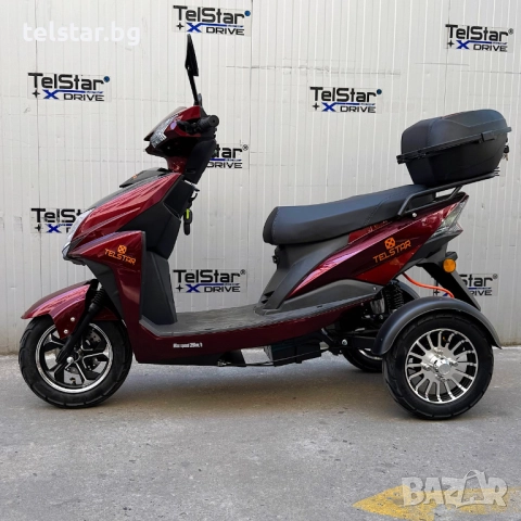 Електрическа триколка TS-350-8 60V 23Ah 2000W Нов модел 2025, високопроизводителни батерии от послед, снимка 2 - Мотоциклети и мототехника - 52411812