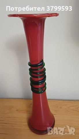 Красиви стъклени вази, снимка 3 - Вази - 52432220