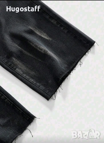 Нови baggy дънки Casual Loose Fit Jeans двойни камуфлажни панталони карго Л/34, снимка 5 - Дънки - 53031106