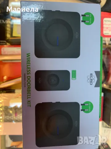 Комплект безжични звънци ELRO/2 приемника за контакт/Оптичен сигнал, снимка 2 - Други стоки за дома - 48470992