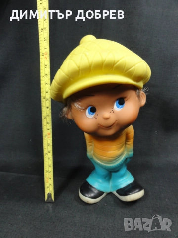 СТАРА РЕТРО СОЦ ГУМЕНА ИГРАЧКА КУКЛА ХУЛИГАНА ЧОЧКО, снимка 7 - Колекции - 52047938