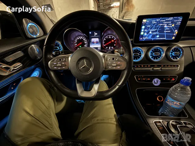Амбиентно осветление + монтаж за Mercedes C Class W205, GLC X253, W253, E W213 и др.., снимка 8 - Сервизни услуги - 55906400