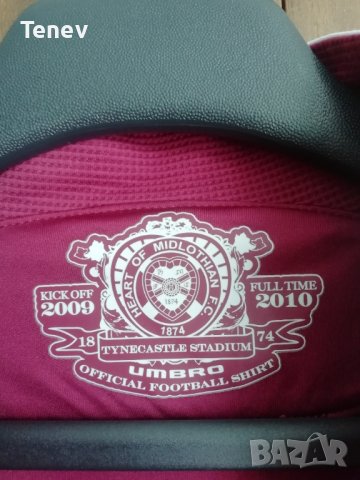 Hearts FC Heart Of Midlothian Umbro Хартс оригинална футболна тениска фланелка Хартс , снимка 4 - Тениски - 41491628