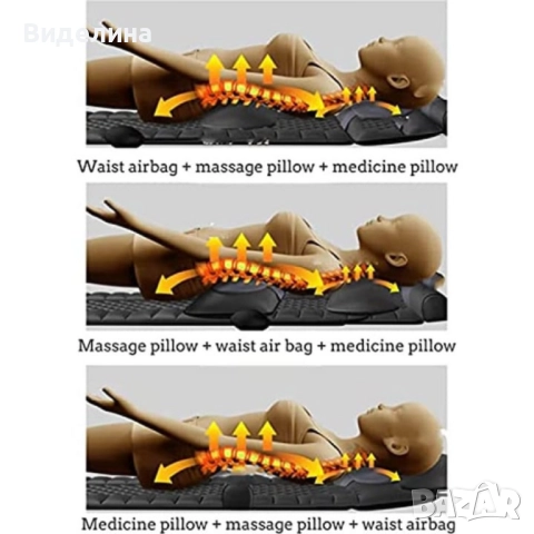 Масажен матрак с вибрационно отопление и масаж на краката , снимка 2 - Масажори - 52503570