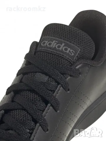 Чисто черни кецове Adidas Advantage Lifestyle Court Lace, снимка 7 - Кецове - 47521046
