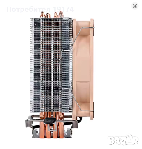 CPU fan Cooler 4 Heat Pipe CPU Cooling 120mm Fan 3Pin, снимка 5 - Други - 52605741